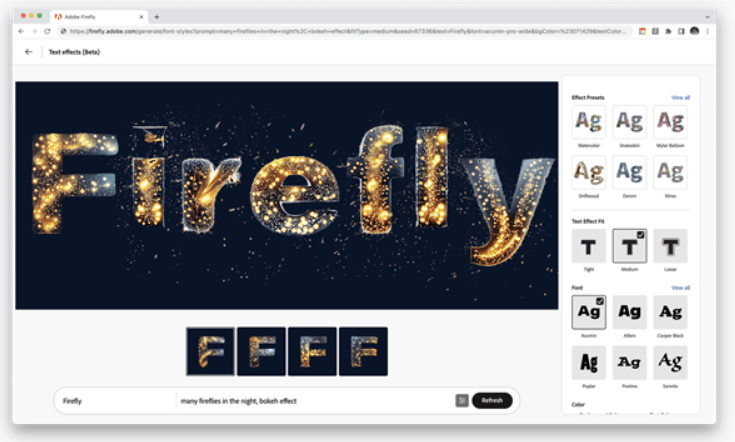 Adobe发布生成式AI工具Firefly：人工智能帮你做图