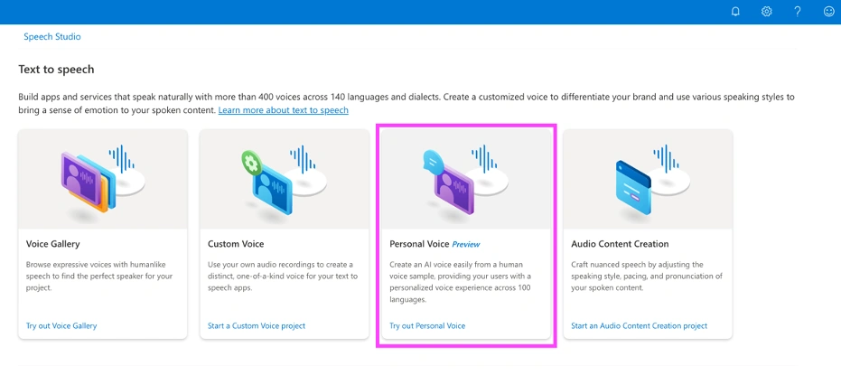 微软推出声音克隆技术“Personal Voice”，只需1分钟样本即可生成AI语音