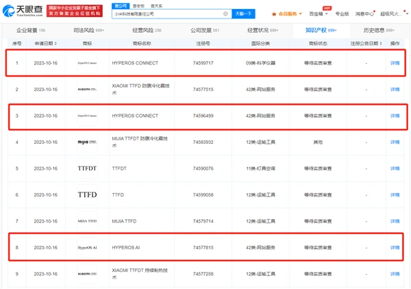 小米科技申请多个自研澎湃OS商标：加速布局人车家AI全生态