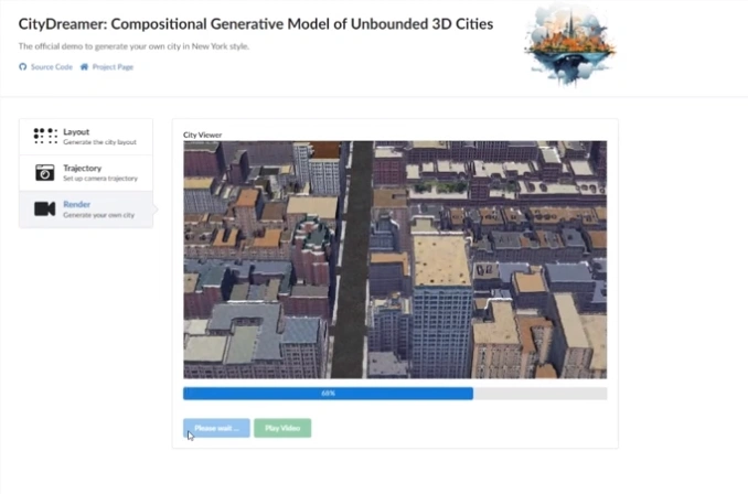 CityDreamer实现无限3D城市生成，为数字城市和元宇宙提供支撑