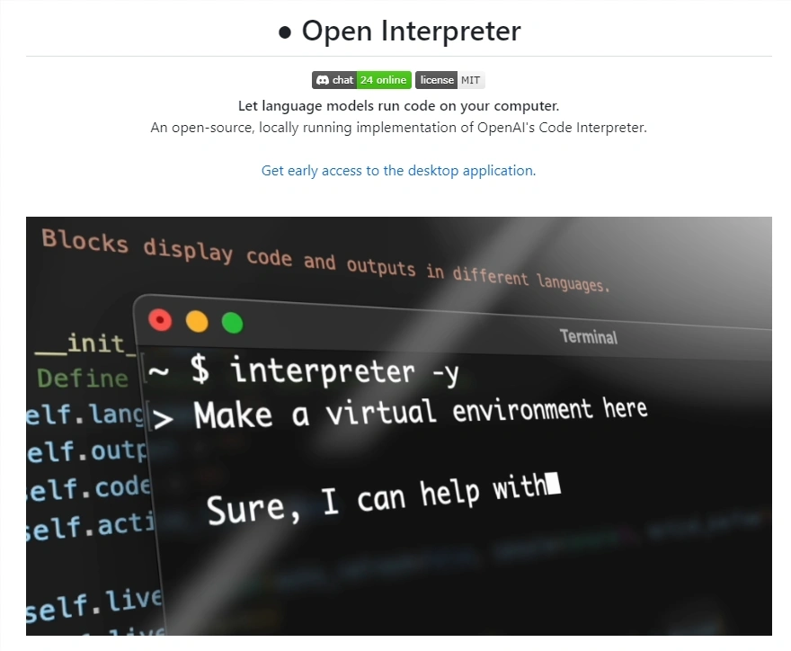 让语言模型在本地运行代码：开源版GPT-4代码解释器 Open Interpreter