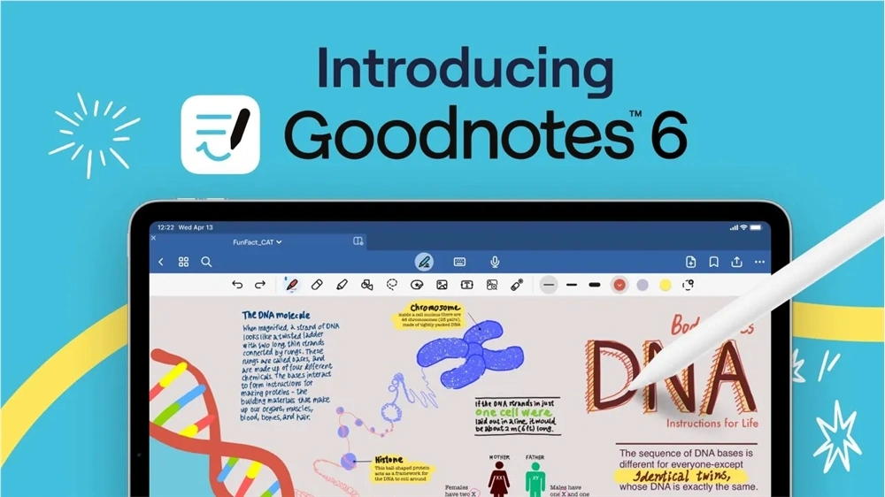 Goodnotes 6 将AI笔记、AI数学辅助和Claude等功能纳入其中