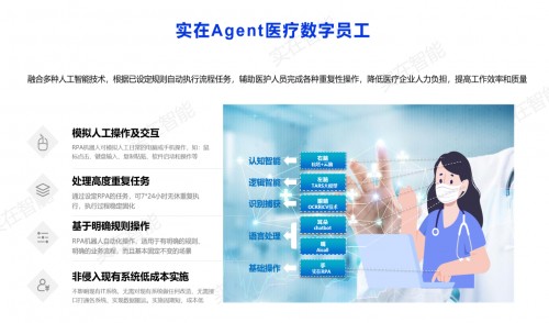 实在智能Agent驱动上市医疗巨头效率与效益双飞，构建330+项自动化场景