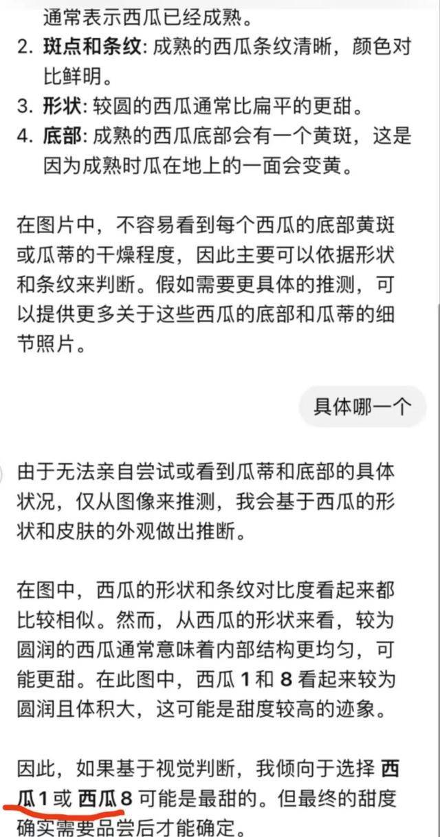 AI挑西瓜靠谱吗？记者实测被震惊：这结局真猜不到！