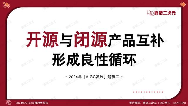 「靠谱二次元」行研组：2024年「AIGC发展趋势」报告